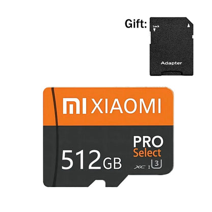 Xiaomi Real Capacity Micro TF Memory Card 2TB SD Card 128GB Memoria SD 512GB 1TB Games Video Card For Car Monitoring Micro Card