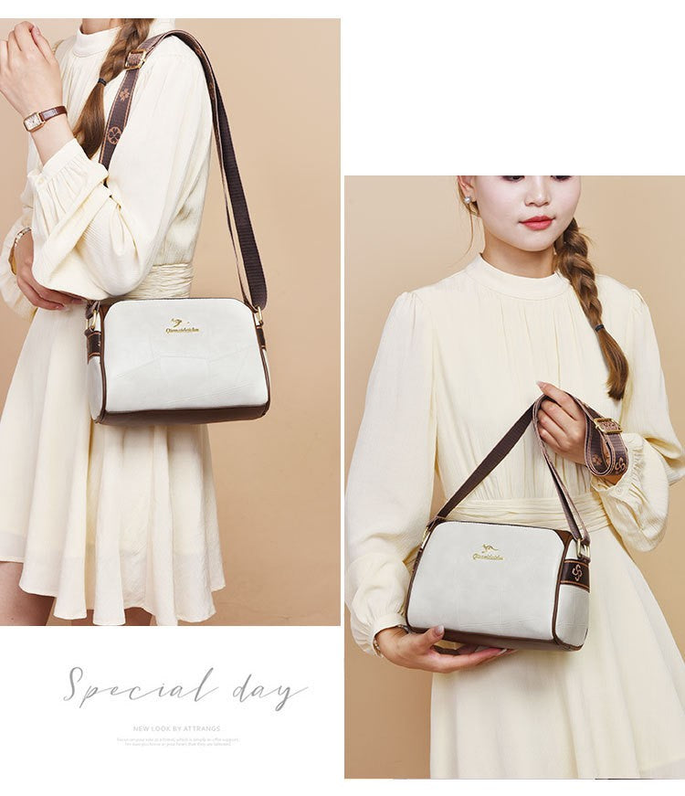 Luxury Kangaroo New Genuine High Quality Soft Leather Women Purses Cofrossbody Bag Designer Brand Ladies Shoulder Crossbody Bags