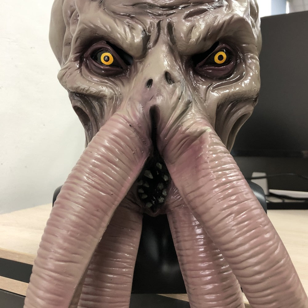 Game Baldur Gate 3 Lllithid Mind Flayer Squiddy Mask Cosplay Octopuses Monster Latex Helmet Gift Creative Halloween Party Props