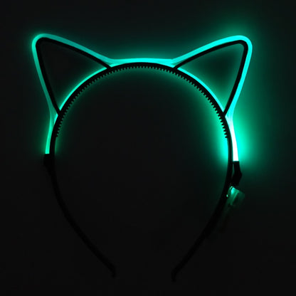 Luminous Cat Ears LED Hair Band Kawaii Accessories Cosplay Supplies Glowing Colorful Headband For Birthday Christmas