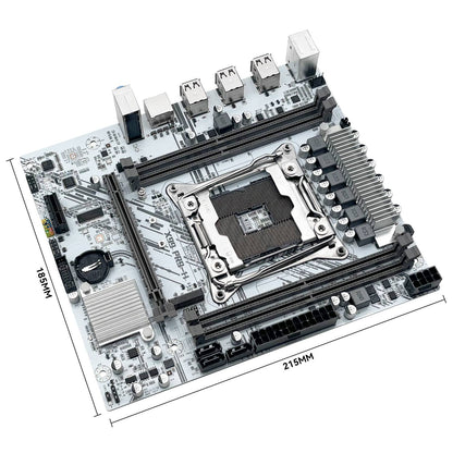 MACHINIST X99 Motherboard kit set Intel Xeon E5 2650 V4 LGA 2011-3 CPU DDR4 8GB*2pcs NVME m.2 White X99 PR9-H Optional combo