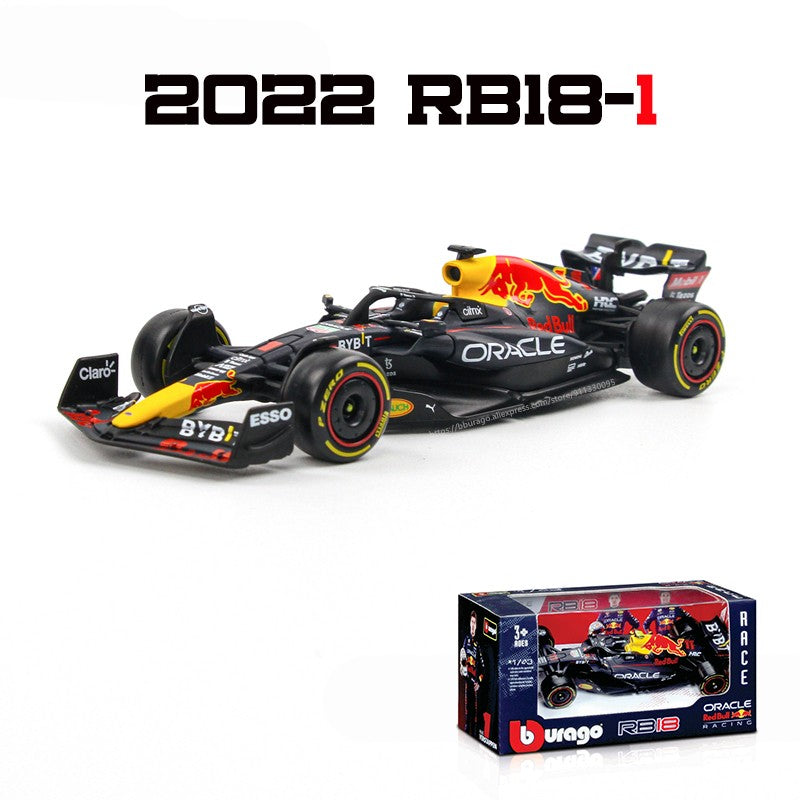 Bburago 1:43 F1 Aston Martin Aramco F1 Team AMR23 2023 #14 Alonso #18 Stroll Carro de Liga Metálica Modelo Fundido Colecionável