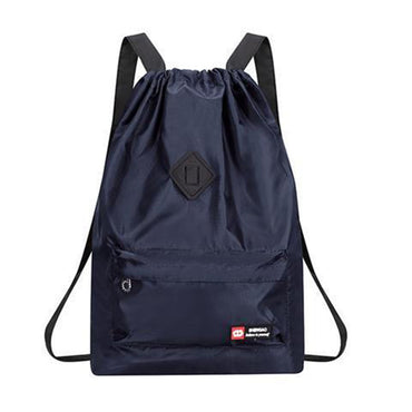 Women's Outdoor Oxford Cloth Drawstring Bag Lightweight Nylon Sports Travel Backpack Large Capacity Versatile Hiking Bag