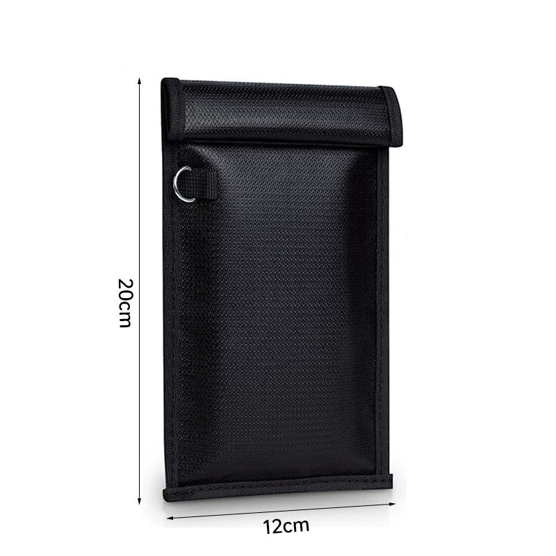 Car key Signal Shielding Bag Waterproof Fireproof RFID Blocking Pouch Car Key Faraday Bag RF Signal Blocker Mobile Phone Case