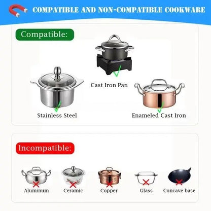 Electric Heaters Touch Button Solar 24 Volt 48v Induction Cooker High Efficiency 12v Cooking Stove for Car Outdoor Home  Camping