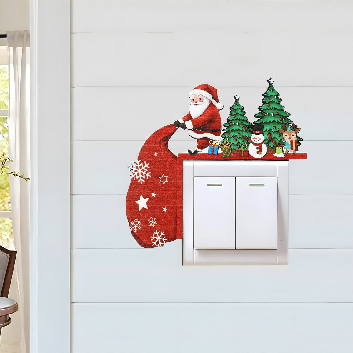 Christmas Gingerbread Man Wooden Door Frame Decoration Merry Christmas Decor for Home 2025 Navidad Xmas Ornament New Year 2026