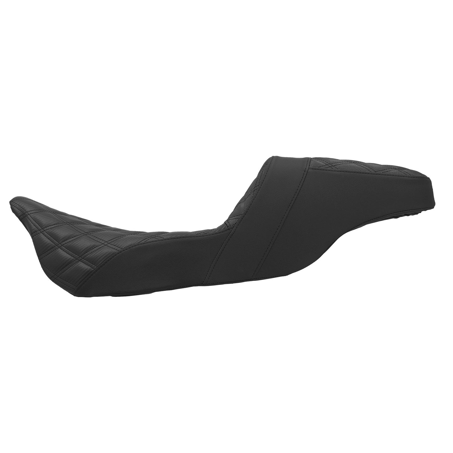 Assento Almofadado para Piloto e Passageiro de Moto, Duplo Dianteiro e Traseiro para Harley Touring CVO Road King Electra Street Glide FLTRX 09-23