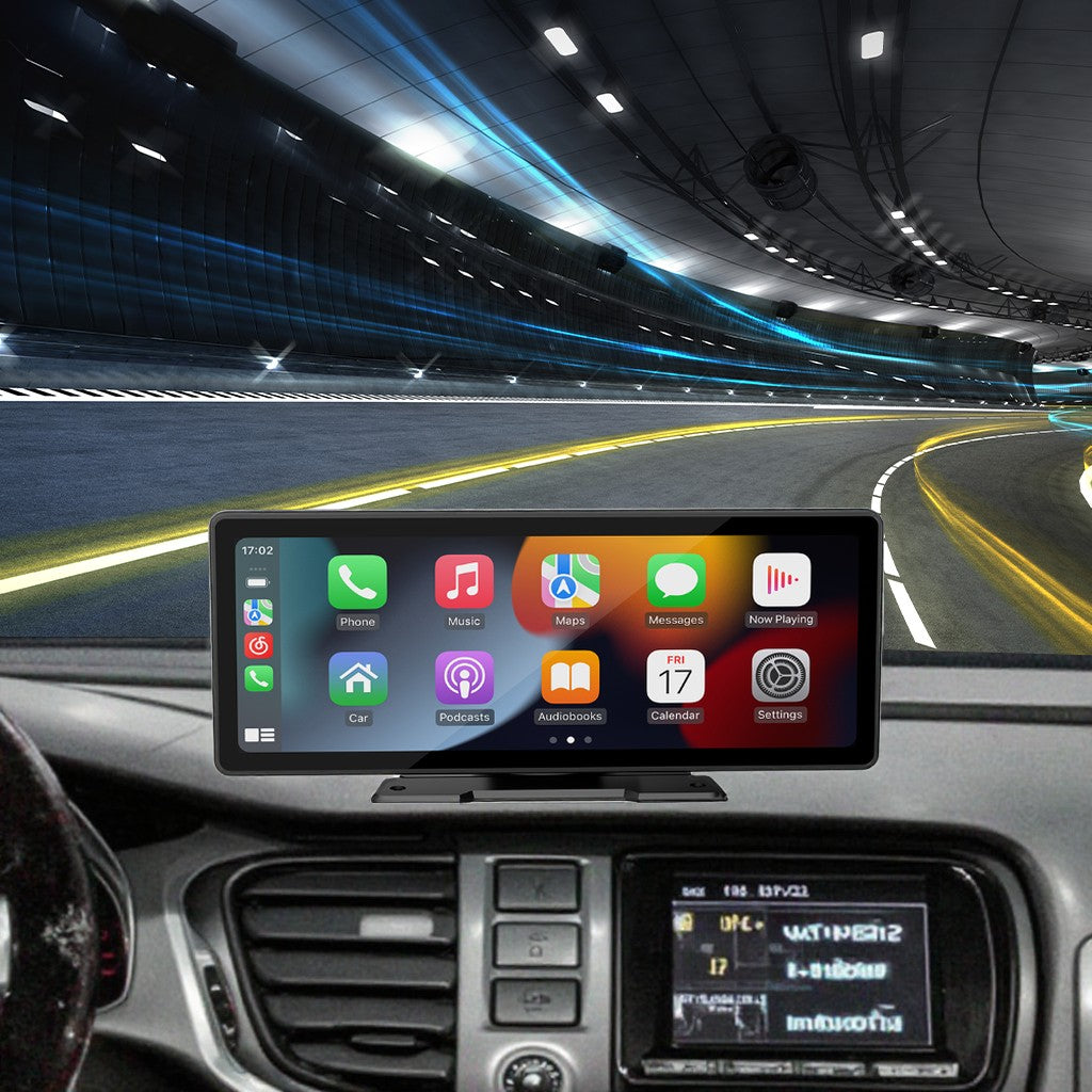 BQCC 10.26" IPS Polegadas Sem fio e com fio Carplay Android Auto Carro MP5 Player Saída de áudio Mirrorlink Rádio BT Automotivo Para Universal