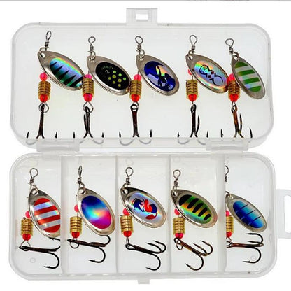 Fishing Lure Kit 10PCS 12PCS 16PCS 20PCS 36PCS sets Trolling Jigging Lure Metal Spoon Bass Pike Tackle Accessories With Box