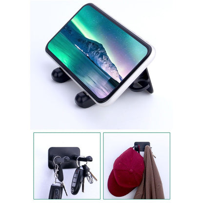 Suporte de Secador de Cabelo Organizador Soprador Adesivo Montado na Parede Sem Pregos Sem Furos Aço Inoxidável Espiral Suporte Armazenamento Para Banheiro