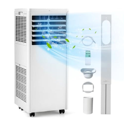 Ar Condicionado Portátil 8000 BTUs para Casa e Escritório com Ventilador Refrigeração Desumidificador Modo Dormir Refrigera até 23 m²