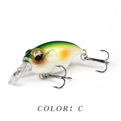 38mm 8g Topwater Mini Crankbait Fishing Lure Floating Wobbler Artificial Hard Bait for Pike Walleye Bass Plastic Swimbait Tackle