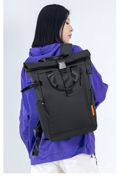 Mochila Masculina para Viagem, Notebook de 15,6 polegadas, Impermeável, para Acampamento, Caminhada, Escola, Faculdade e Negócios