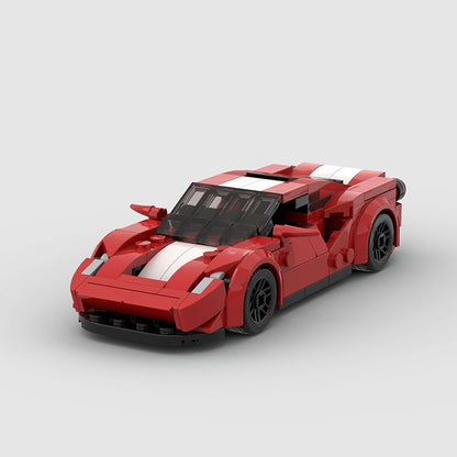MOC Carro Esportivo de Corrida Veículo Cidade Speed Racer Modelo Técnico Blocos de Construção Tijolos Supercarro F1 Brinquedos Infantis Presentes para Meninos NSX