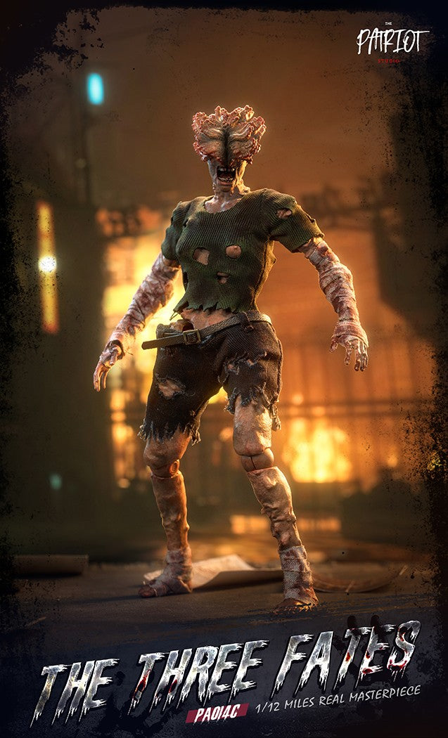 Em estoque Patriot Studio The Last of Us Clicker The Three Fates Zombie 1/12 Bonecos de Ação com Roupas de Pano Coleção de Brinquedos de Presente