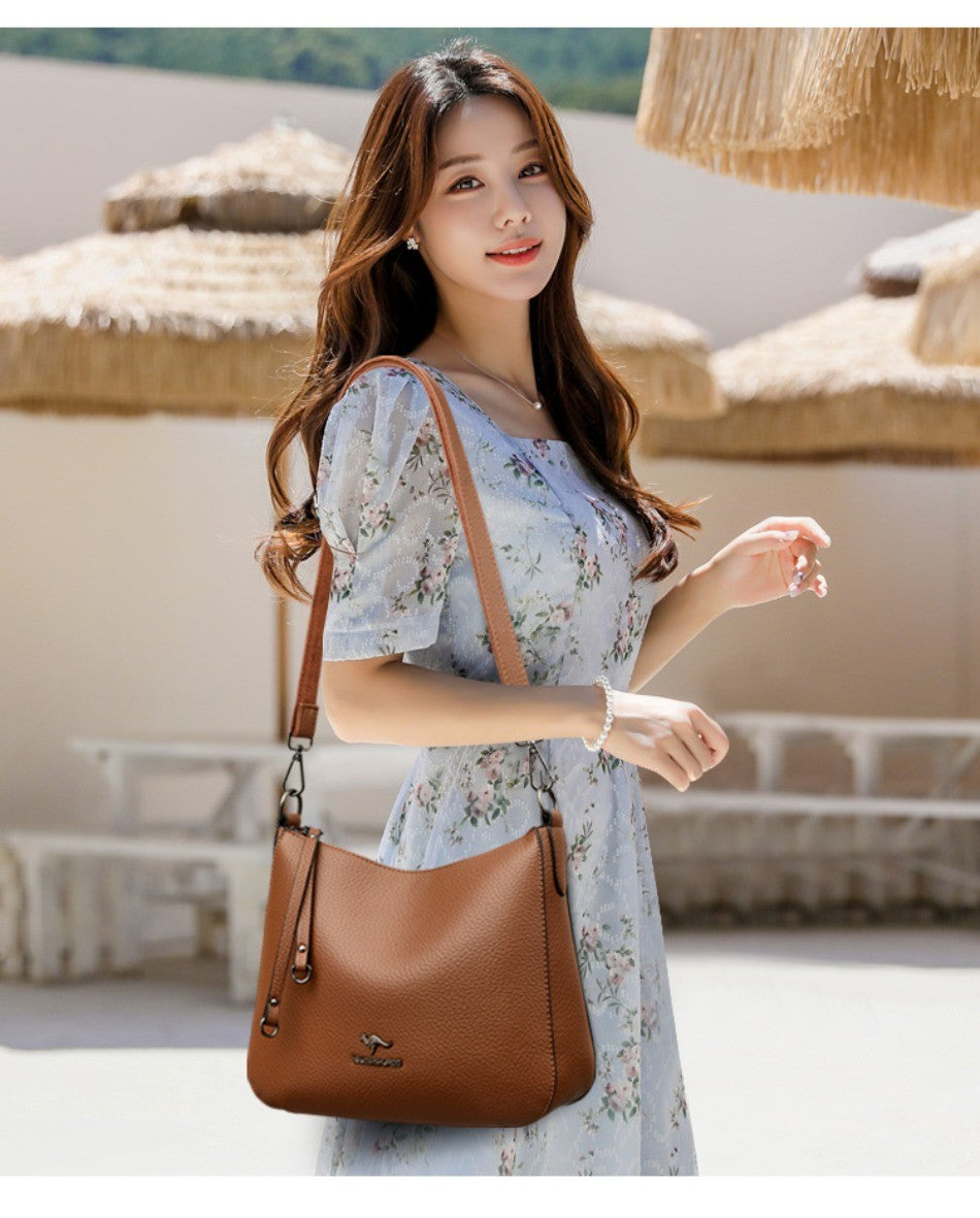 Genuine Brand Top Quality Pu Leather Shoulder Crossbody Sac Luxury Women Bags Handbags Designer Casual Female Messenger Bag 2025