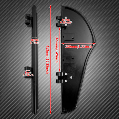 Pedaleiras Antiderrapantes Dianteiras para Motocicleta Harley Softail Fatboy Deluxe Touring Electra Glide FLHR