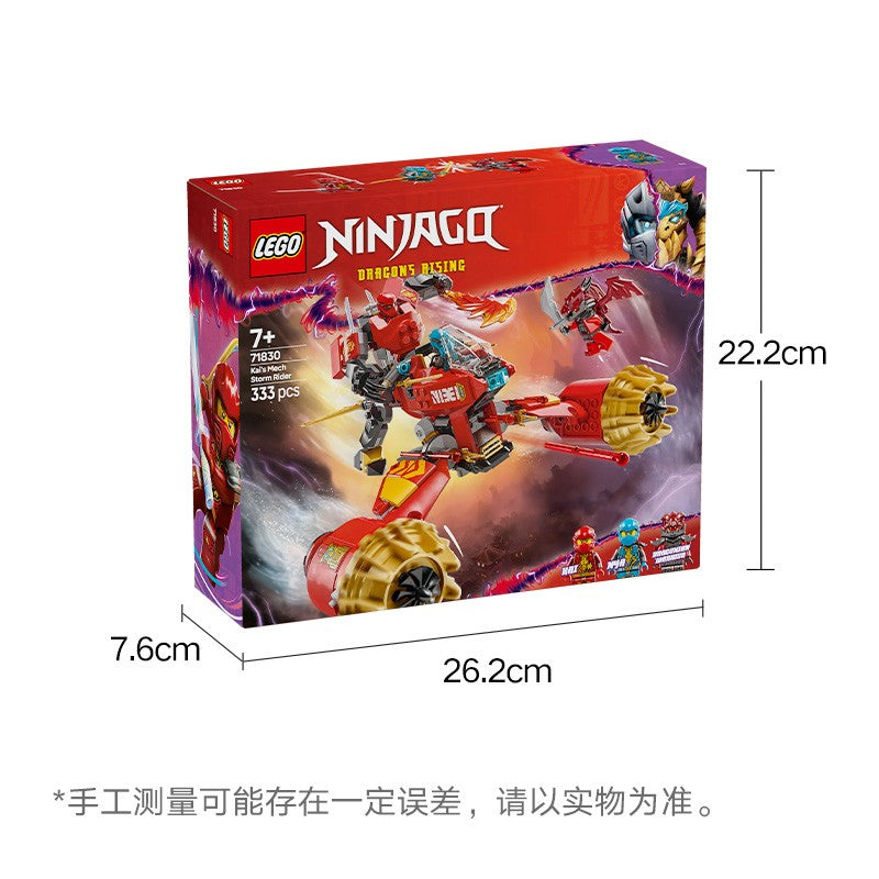 LEGO 71830 Tanque Robô da Tempestade do Kai Brinquedo Série Phantom Ninja Blocos de Construção Infantis para Presentes de Aniversário e Natal