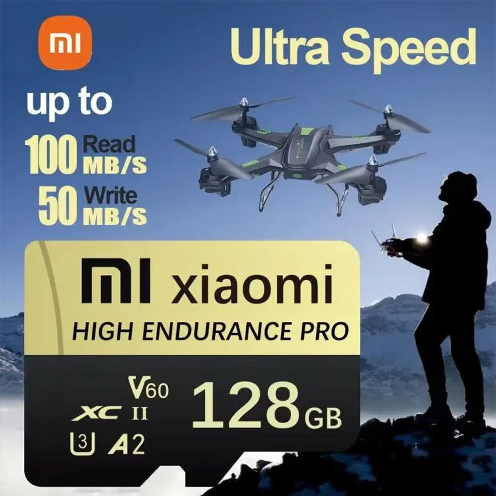 Cartão Micro TF Xiaomi Ultra 512GB 256GB Mini Cartão de Memória SD 2TB 1TB Cartão SD Memória 128GB Para Armazenamento de Arquivos de Alta Velocidade Cartões Flash