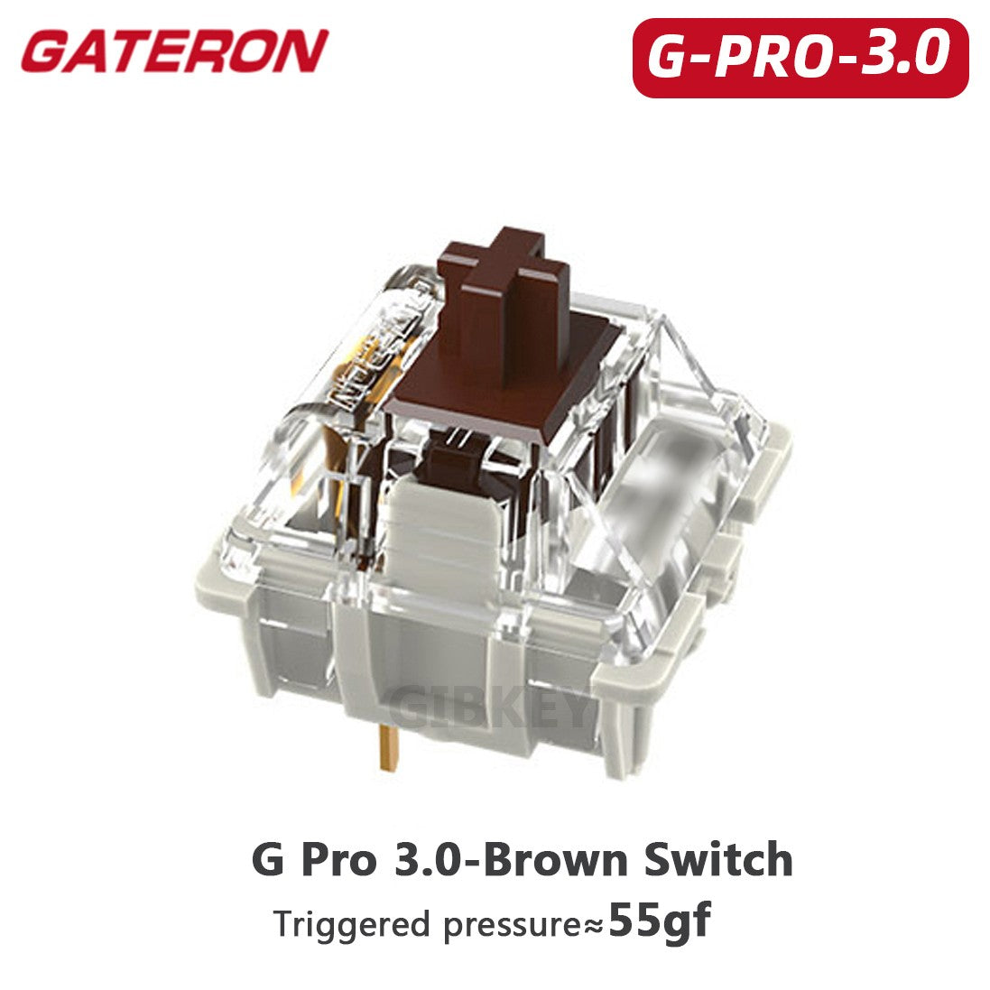 Switch Gateron White Yellow Silver Pro 2.0 V2 3 pin RGB linear Tátil Vermelho Marrom para teclado mecânico hot-swappable