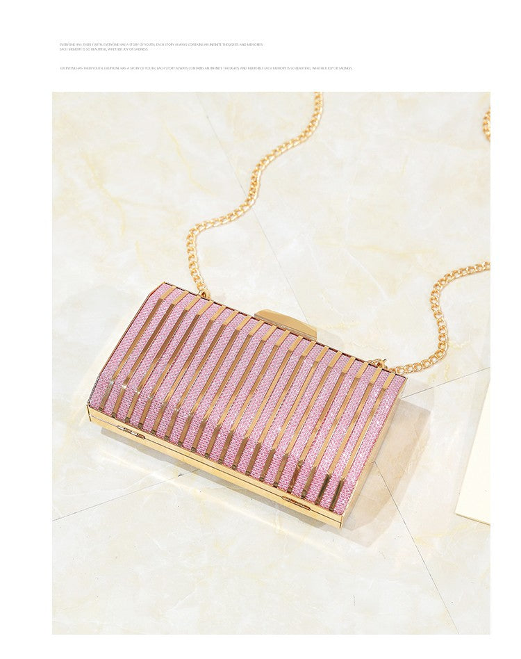 pink Women Evening Bag Black/Silver Wedding Party Bags Diamond Rhinestone Clutches Crystal Bling Gold ladies Clutch Bags Purses