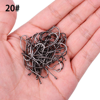 50/10pcs Box High Carbon Maruseigo Fishing Hook Fish Jig Hook Japan Carp Hook Fishing Circle Hooks Fly Fishing Tackle
