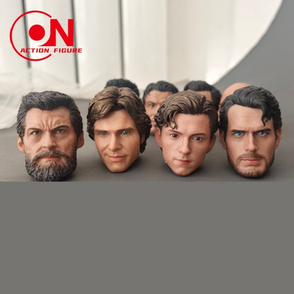 Em Estoque 1/6 Escala Arnold Schwarzenegger Tom Holland Várias Esculturas de Cabeça Bonitas Modelo de Escultura Para Figura de Ação Masculina de 12 polegadas