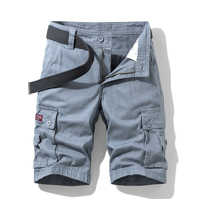 2025 Summer Men Shorts Fashion Plaid Beach Shorts Mens Casual Shorts Military Short Pants Male Bermuda Cargo Overalls No belt