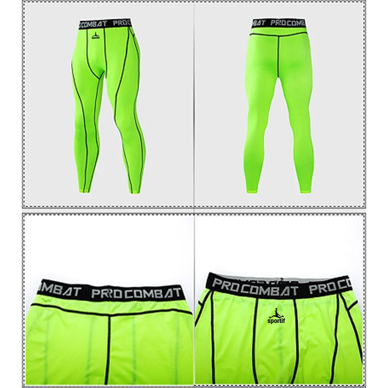 SPORTIF Men Bodybuilding longs Pants Fitness Compression Leggings Train Workout Outfit Male Muscle Alive Elastic Skinny Tights