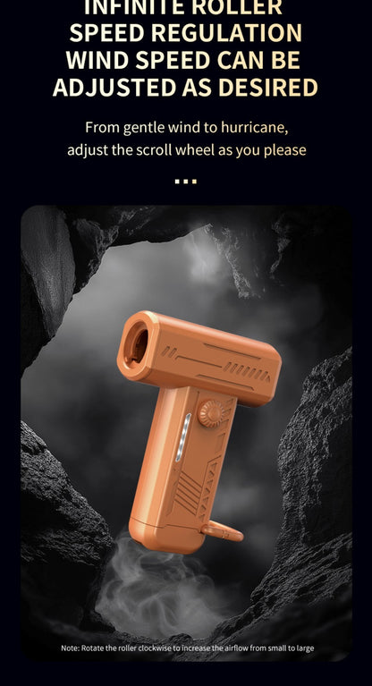 180000PRM Portable Electric Air Blower Turbo Jet Fan Brushless Motor HighSpeed Mini Turbo Jet Fan Adjustable Wind Violent Blower