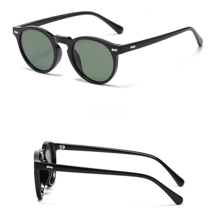 2024 Polarized Sunglasses Men Women Brand Designer Retro Round Sun Glasses Vintage Male Female Goggles UV400 Oculos Gafas De Sol
