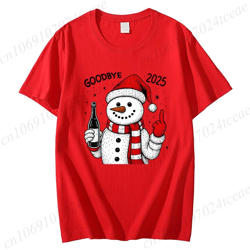 Goodbye 2025 Shirt,Goodbye 2025 Shirt,Happy New Year T-Shirt,New Year Party Shirts, 2026 Celebration Women's Men T-Shirts Tops