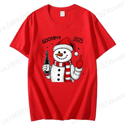 Goodbye 2025 Shirt,Goodbye 2025 Shirt,Happy New Year T-Shirt,New Year Party Shirts, 2026 Celebration Women's Men T-Shirts Tops