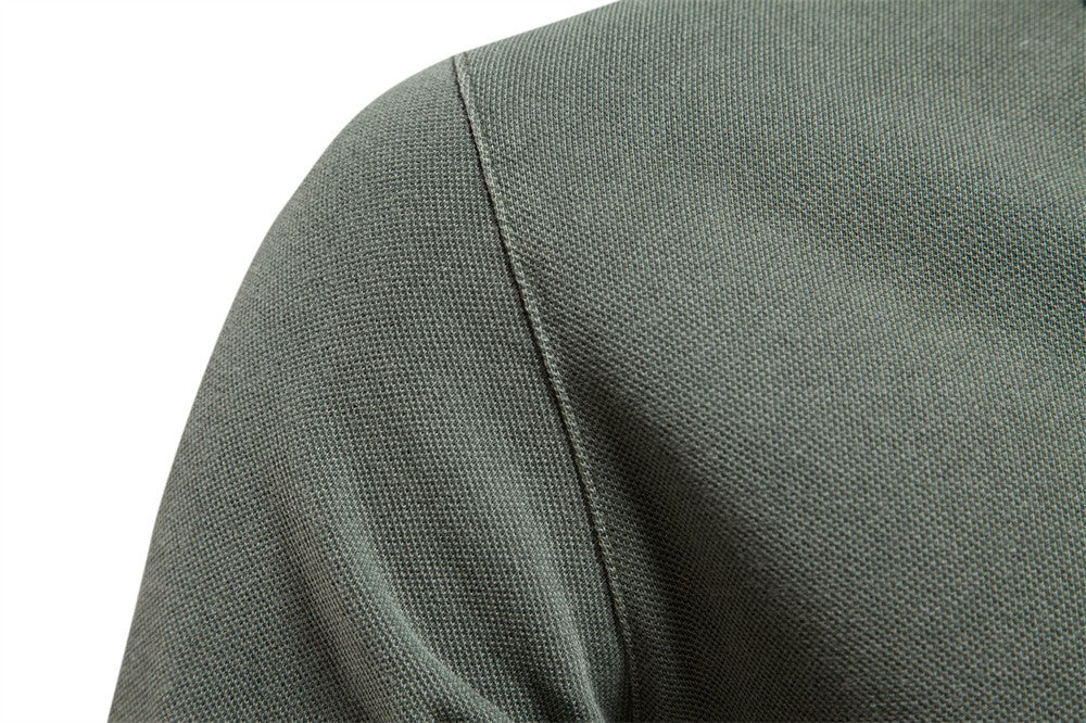 AIOPESON 100% Cotton Solid Color Men's Polo Shirts Casual Short Sleeve Turndown Men's Shirts Fashion Streetwear Polos for Men