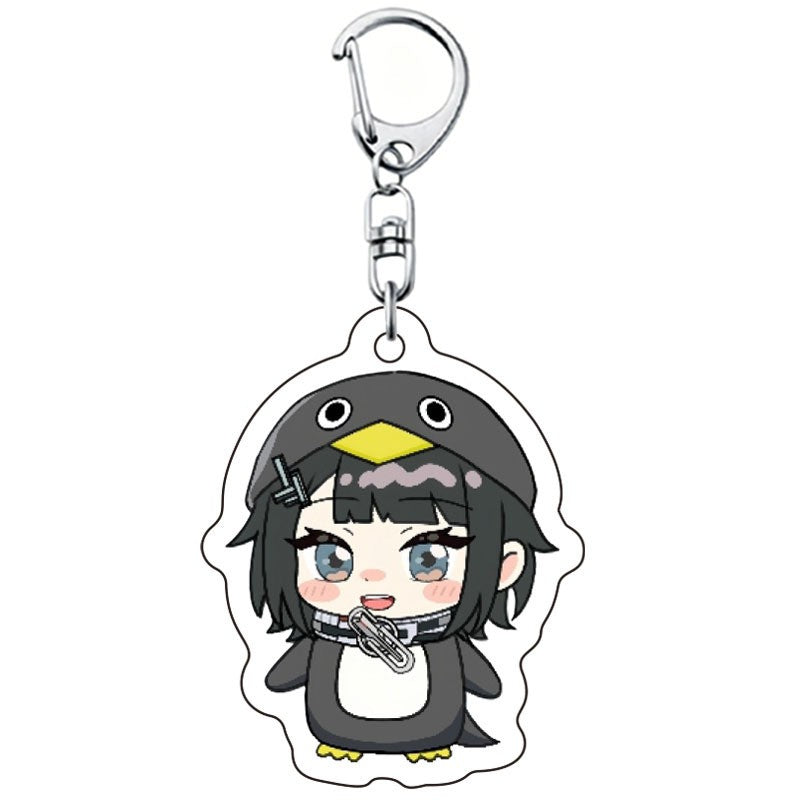 Funny Keychain Keyboard Keychain Press Button Keyring Make Sound Keyrings Goo Goo Gaga Hanging Pendant for Bag