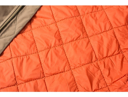 MAGCOMSEN Men's Aviator Jackets Thick Warm Orange Lining Bomber Jackets Fall Winter Casual Windproof Coats