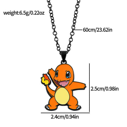 Brinquedo de Metal de Anime Pokémon, Figura Fofa, Pikachu, Squirtle, Psyduck, Charmander, Decoração de Festa, Presente de Cosplay