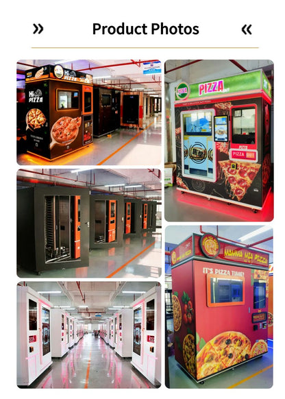 Outdoor Fully Automatic Factory Smart Touch Screen Pizza Vending Machine Wholesalers