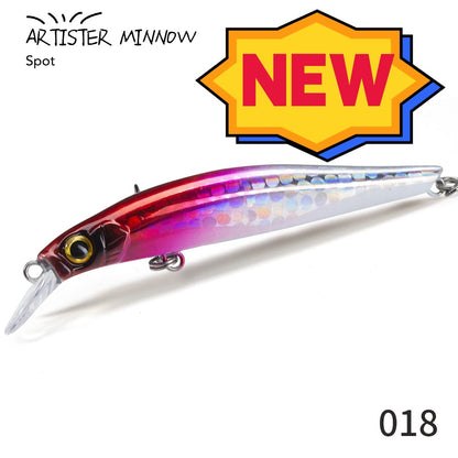 Isca de Pesca de Truta Hunthouse Isca Rígida Sinking Jerkbait 70/80/105mm 7/8.5/18.5g Artist Minnow Isca de Pesca Marinha Twitch Para Robalo