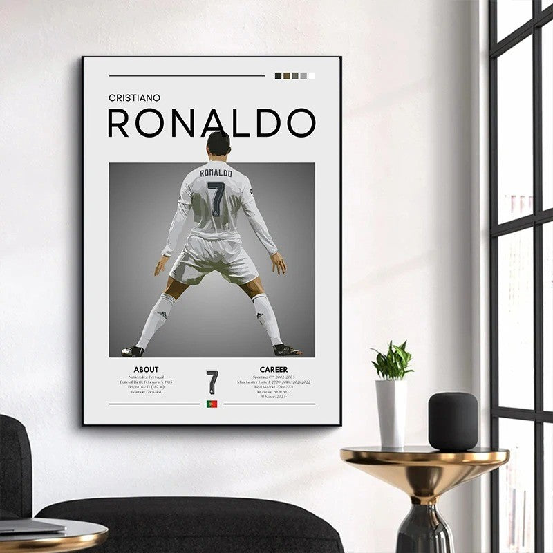 Famous Football Sports Celebrity Posters and Prints Canvas Printing Modern Wall Art Picture for Living Room Home Decor Gifts