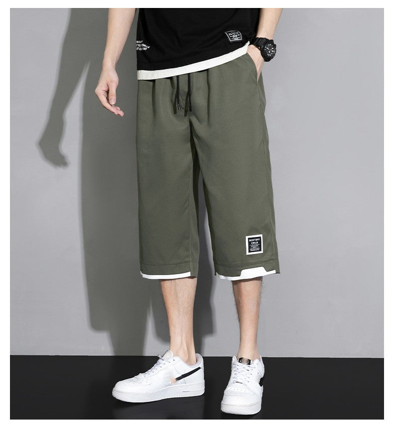 Plus Size Large Men's Shorts 2025 Summer New Trendy Loose Men's Sports and Casual Pants Jorts Baggy Cargo Mens Luxury Brands Man