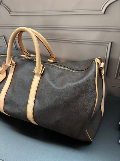 New Luxury Travel Bag with Logo Women Man Multifunction Large Handbags Original Brand Travel Suitcase Duffle Bags with Strap