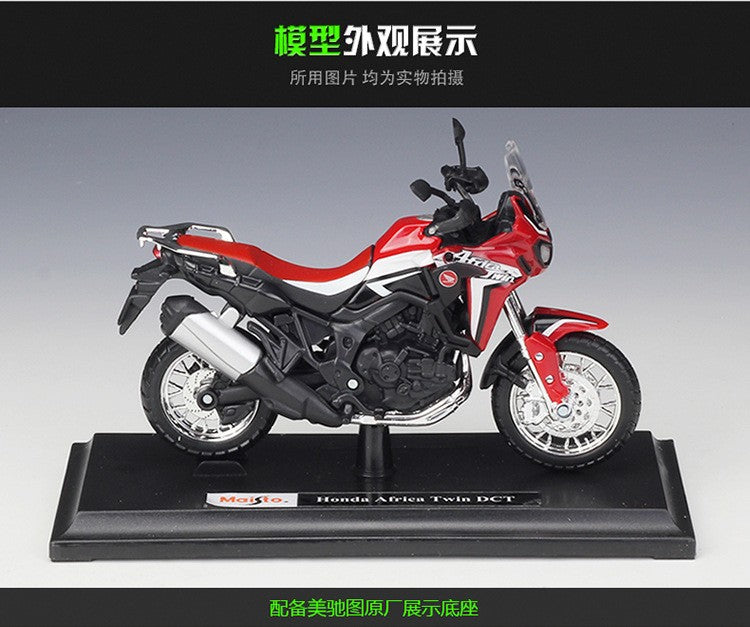 Maisto 1:18 Honda Africa Twin Dct Modelo de Liga de Motocicleta Simulada