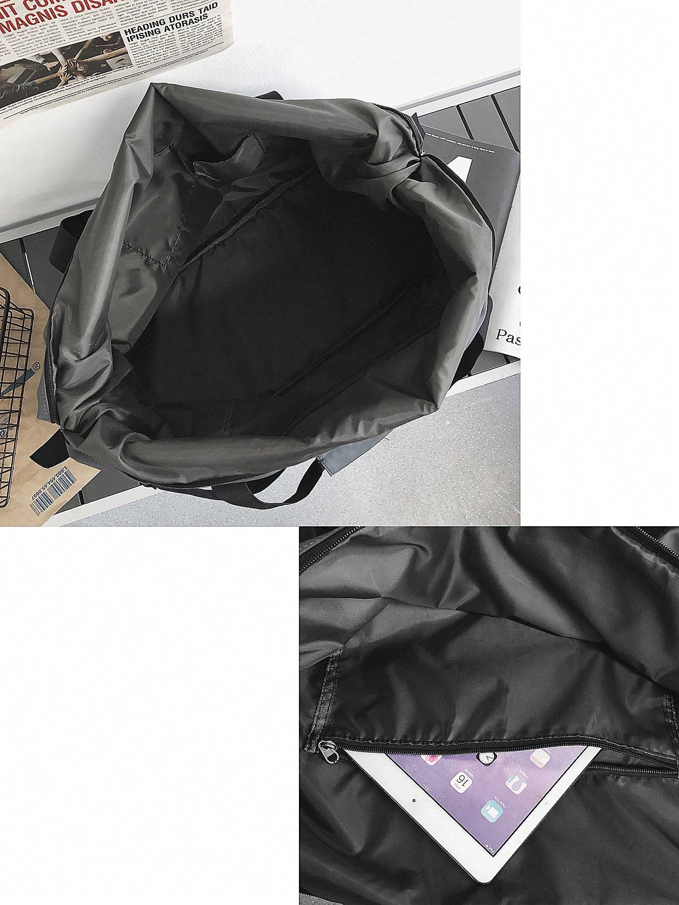 Handheld travel bag, large capacity sports and fitness bag, lightweight storage luggage bag, one shoulder crossbody travel bag