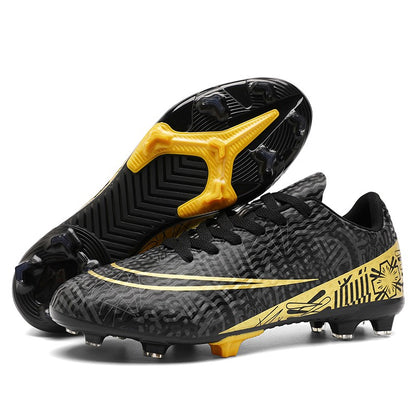 Men Soccer Shoes Adult Kids FG Football Boots Cleats Grass Training Turf Shoes Outdoor Non Slip Futsal Sneakers Unisex