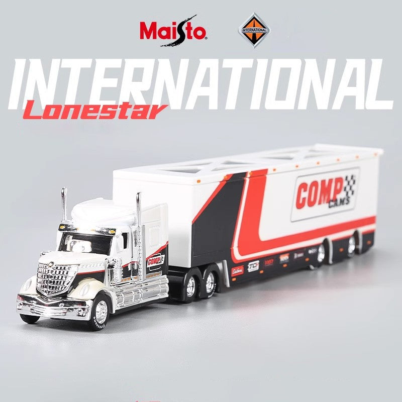 Maisto 1:64 MACK Anthem LoneStar UP Transporte Fabricação de Fundição Reboque Modelo Simulação Modelo Coleção de Carro de Liga