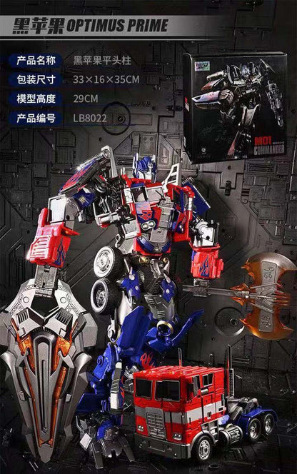 Robot Weijiang Optimus Commander W8022 Transformation Toys Model Black Apple OP Commander M01 Figure