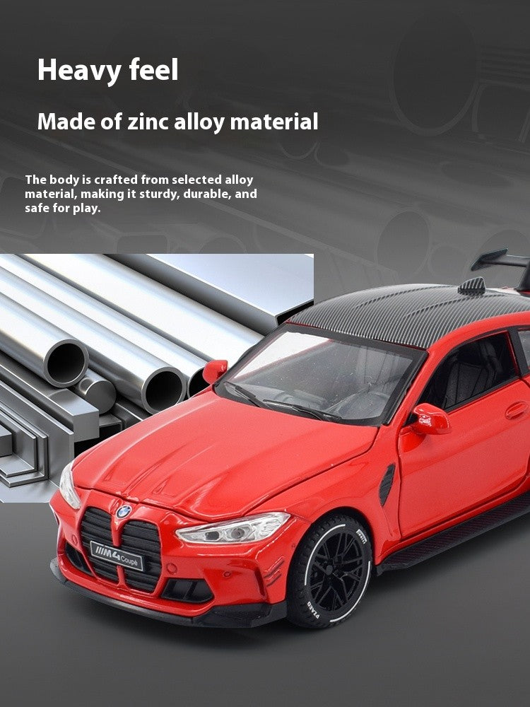 1/32 BMW M4 Coupé Carro Esportivo Liga Diecast Modelo Coleção Miniatura Enfeites de Mesa Miniauto Mini GT Presente de Feriado Menino