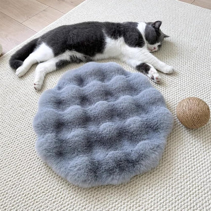 Nova Almofada Redonda para Gatos, Lavável, Base Antiderrapante, Almofada para Animais de Estimação com Função de Isolamento, Cama para Cães, Almofadas para Dormir