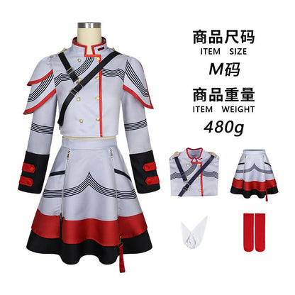 Anime Wholesale Kasane Teto Cosplay Costume Anime Vtuber Cosplay Dress Halloween Party Women Performance Suit for Kasane Teto